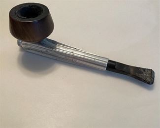 I've never seen a pipe like this one, you can like change out the bowl and make it different styles and stuff.