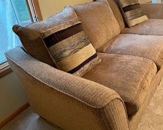 Large Brown Couch & Love Seat $500.00