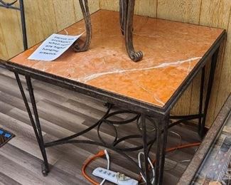 Hand Forged Wrought Iron Accent Table