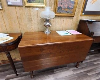 Reproduction Cherry Drop Leaf Table