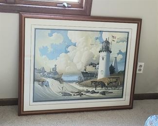 1 of 2 Rare Charles Wysocki "Dreamers" Limited Edition Print