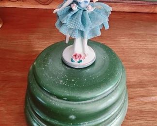 1 of 2 Vintage Thorens Movement Always Musical Ashtray. Made in Switzerland