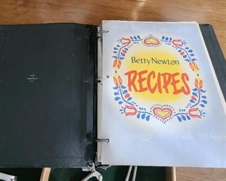 Vintage Betty Newton Recipe Book
