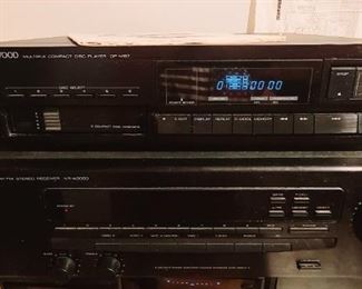 1 of 2 Kenwood 6 Disc CD player and Receiver