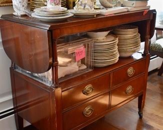 Double drop leaf server