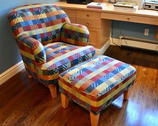 Chair and ottoman