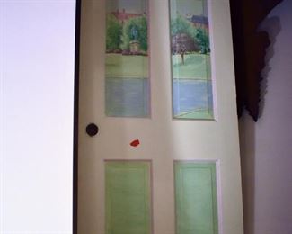 Handpainted door
