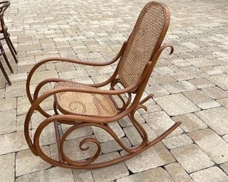 Thonet Rocking Chair - New Caning in 2005 - $1000 (Won't be reduced) 