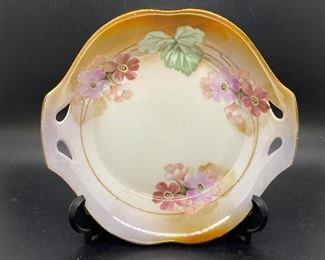 Vintage RS Germany Handled Dessert Plate Dish