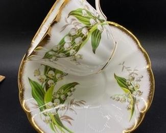 Vintage Adderley Bone China Tea Cup Saucer