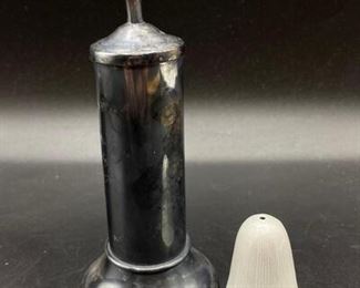 Vintage Toothpick Holder Sterling Silver Mushroom Salt Shaker