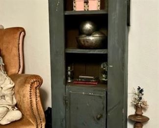 SMALL PAINTED CUPBOARD AND MORE…