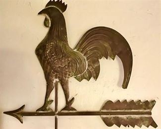 COPPER ROOSTER WEATHERVANE 