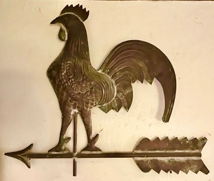 COPPER ROOSTER WEATHERVANE 