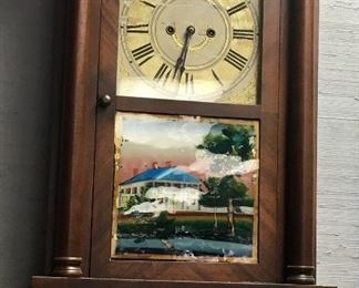ANTIQUE MANTLE/WALL CLOCK