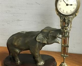 ANTIQUE ELEPHANT PENDULUM CLOCK