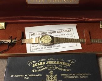 VINTAGE JULES JURGENSEN LADY'S WATCH