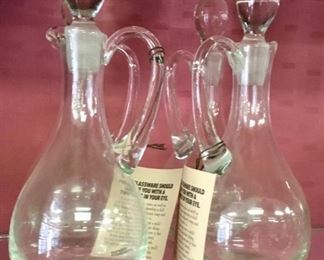 VINTAGE CRUETS MADE IN ROMANIA