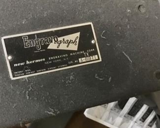 NEW HERMES ENGRAVER "ENGRAVOGRAPH" W/ACCESSORIES