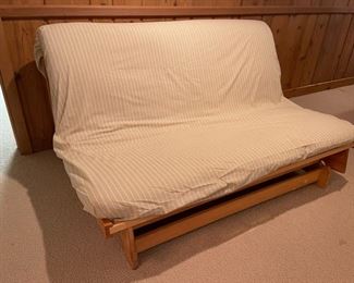Wood framed futon