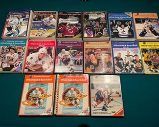 Large collection of vintage NHL guides, record books, media guides, yearbooks, directories and more