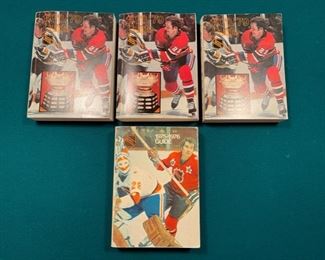 Large collection of vintage NHL guides, record books, media guides, yearbooks, directories and more