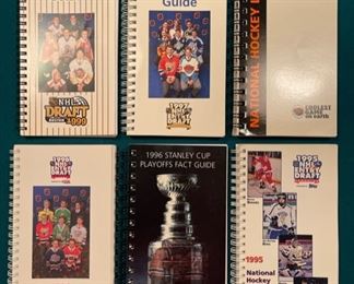 Large collection of vintage NHL guides, record books, media guides, yearbooks, directories and more