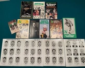 Minnesota North Stars memorabilia 