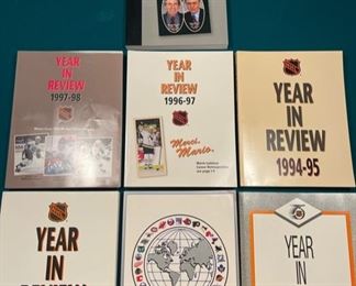 Large collection of vintage NHL guides, record books, media guides, yearbooks, directories and more