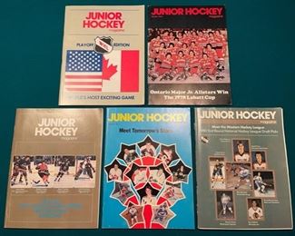 Large collection of vintage NHL guides, record books, media guides, yearbooks, directories and more