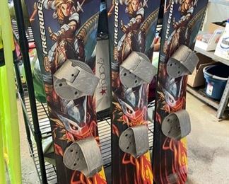 Three ESP Freeride 130 Snowboards