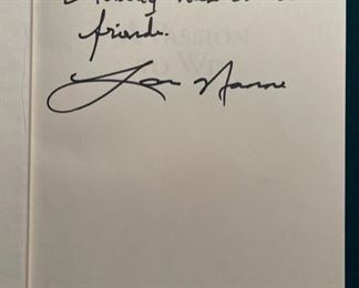 ‘A Passion to Win’ signed by Lou Nanne