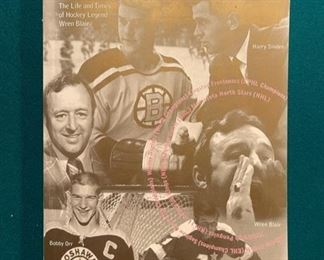 ‘The Bird:  The Life and Times of Hockey Legend Wren Blair’ softcover book, signed by Wren Blain