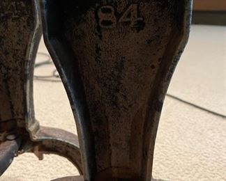 Vintage/antique Mission Style andirons