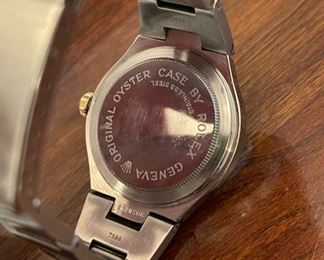 Men’s vintage Tudor Prince Oysterdate blue dial with signed Rolex crown, dial, movement and caseback