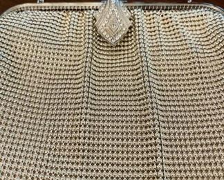 Excellent vintage condition Whiting & Davis mesh evening bag