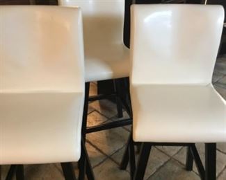 Three leatherette bar chairs from Rooms To Go.  NOW $200 all 3.  