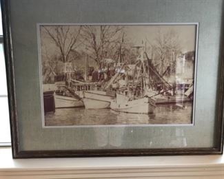 Local original, signed photo of downtown waterfront, ca. 1970.  Classic Bruce Black sepia color.  $250. NOW $100