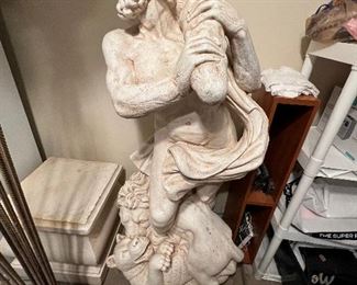 Cement Statue W/ Stand $3,000