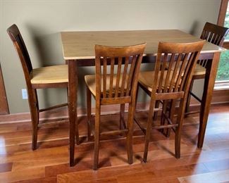Bar Height Table Set with Chairs
