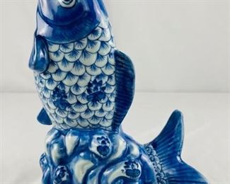 Asian Fish Vase