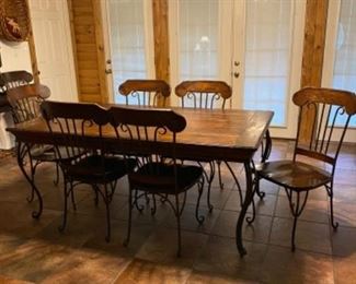 Kitchen table with chairs