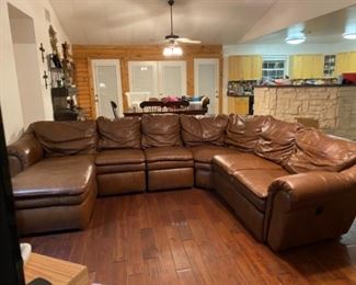 La-Z-Boy leather couch