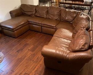 La-Z-Boy leather couch