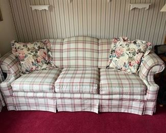Plaid Sofa 
