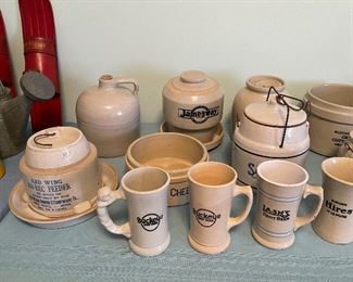 Red Wing and other Advertising Pottery