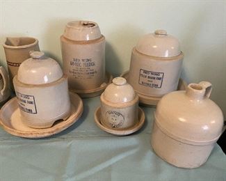 Red Wing and other Advertising Pottery 