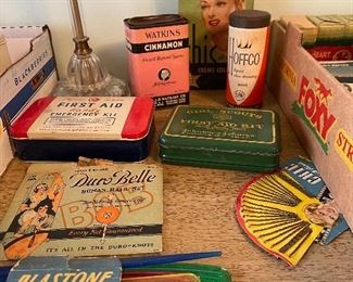 Vintage Tins, Boxes and more