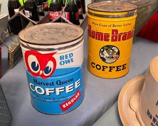 Red Owl Coffee Tin