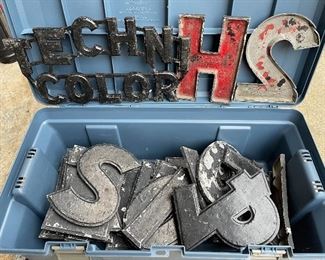 Vintage Movie Theater Aluminum Marquees Letters and Signs (B021) Taking Offers